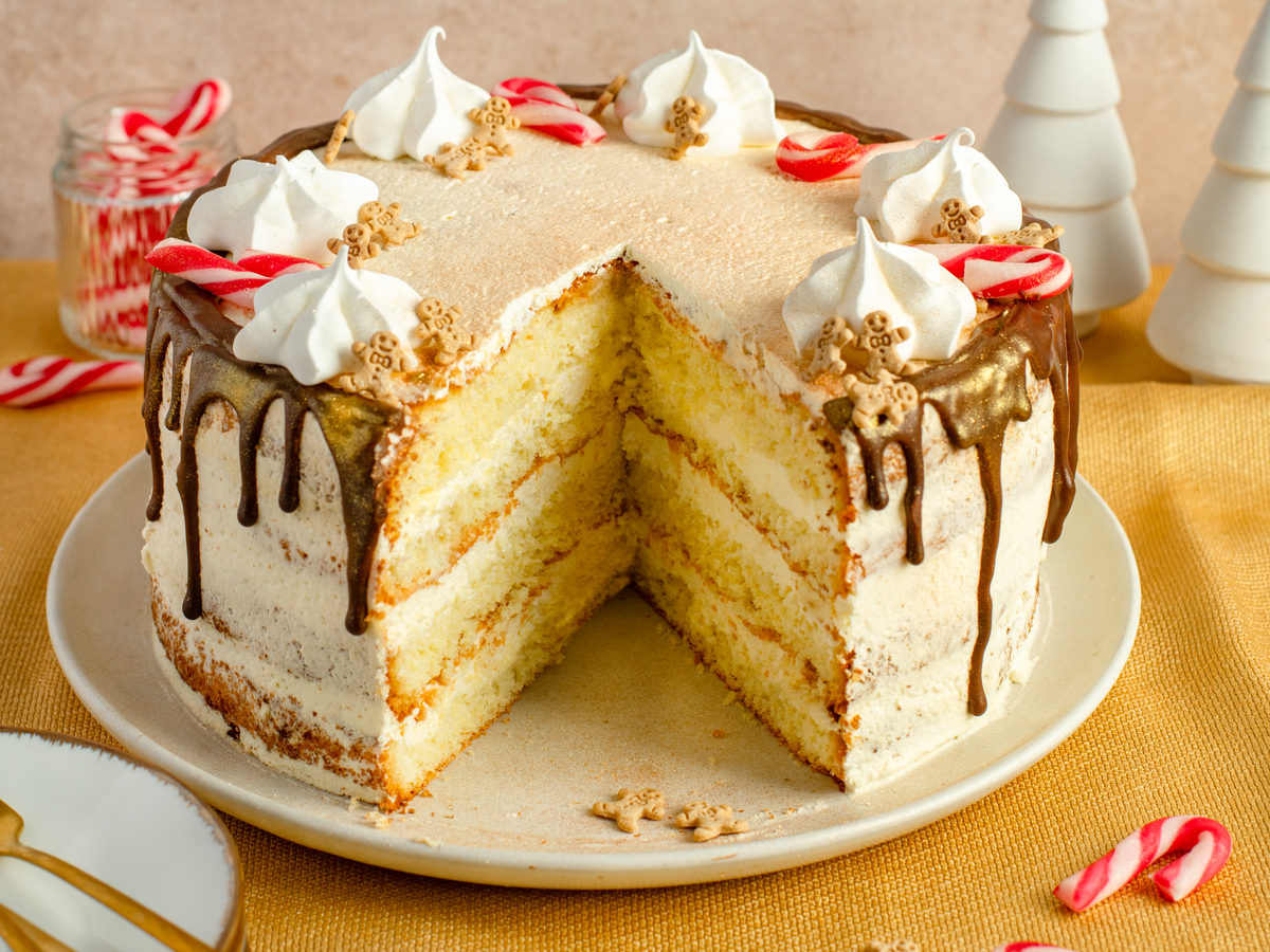 Drip Cake mit Orange