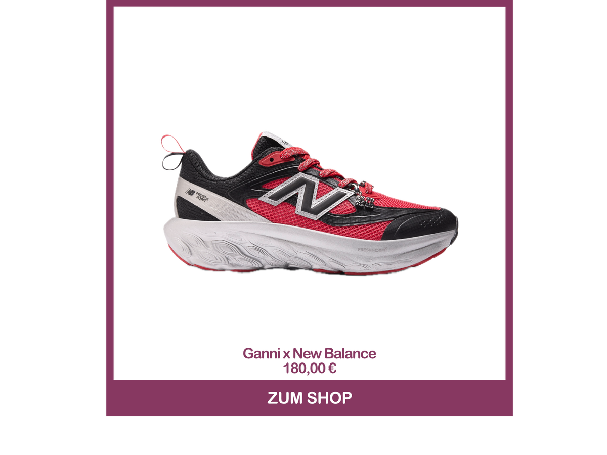 Ganni x New Balance Red FFT Turnschuhe