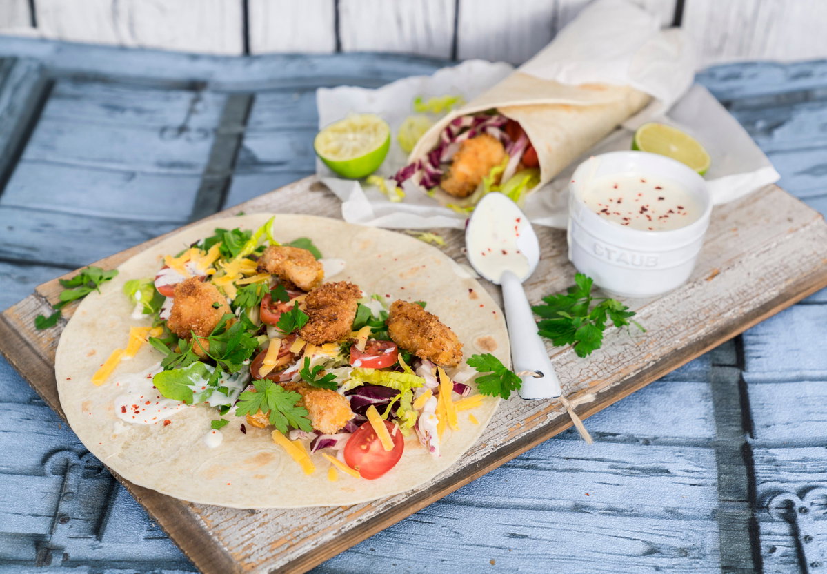 Hähnchen-Wrap