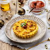 Rezept für Mini-Lauch-Quiche mit Paprika-Konfitüre