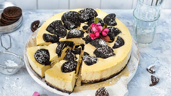 Rezept für amerikanischen Oreo-Cheesecake 