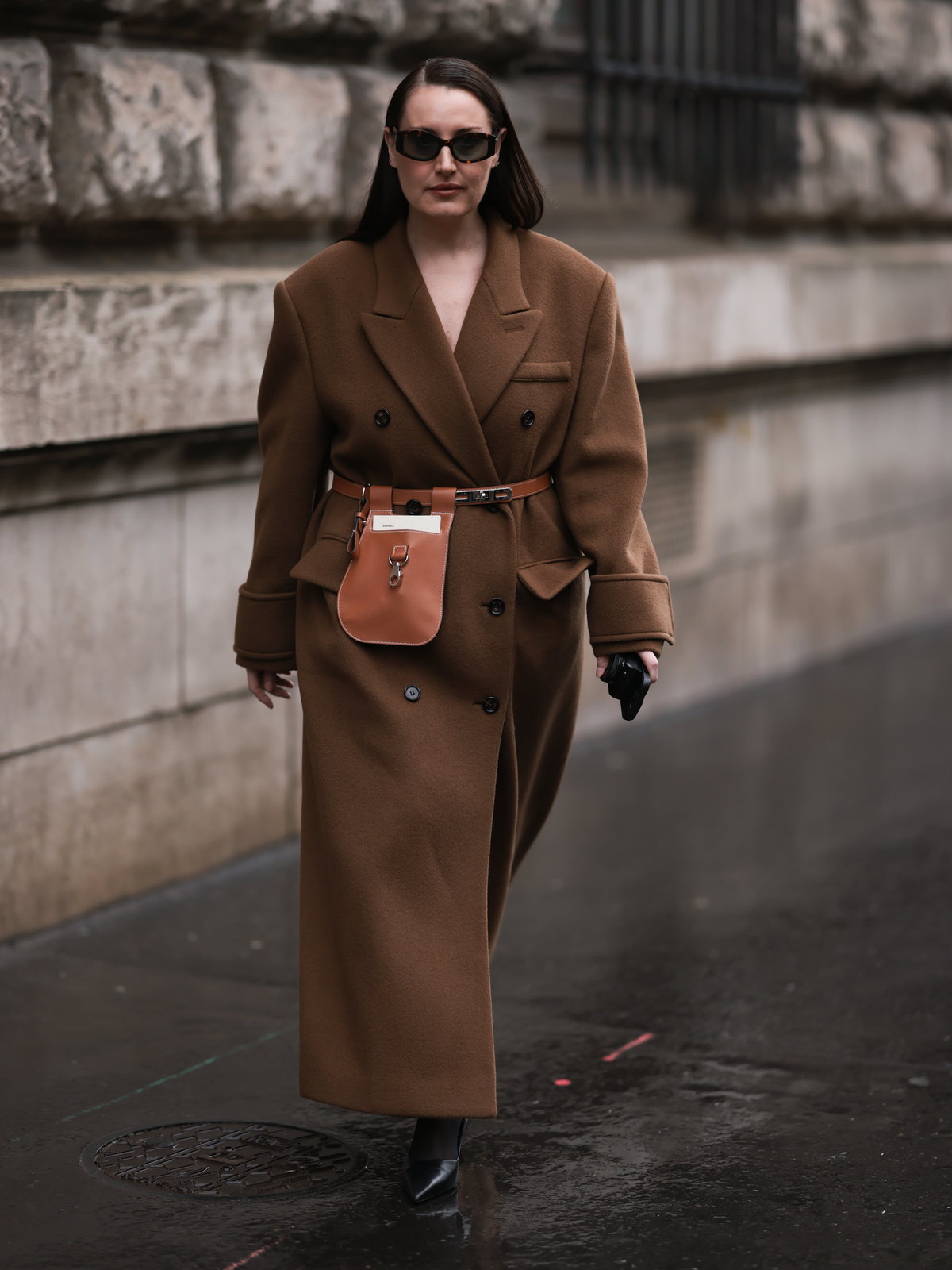 Mantel mit Gürtel im Streetstyle