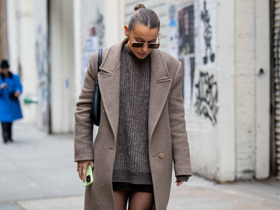 Strickkleid im Streetstyle