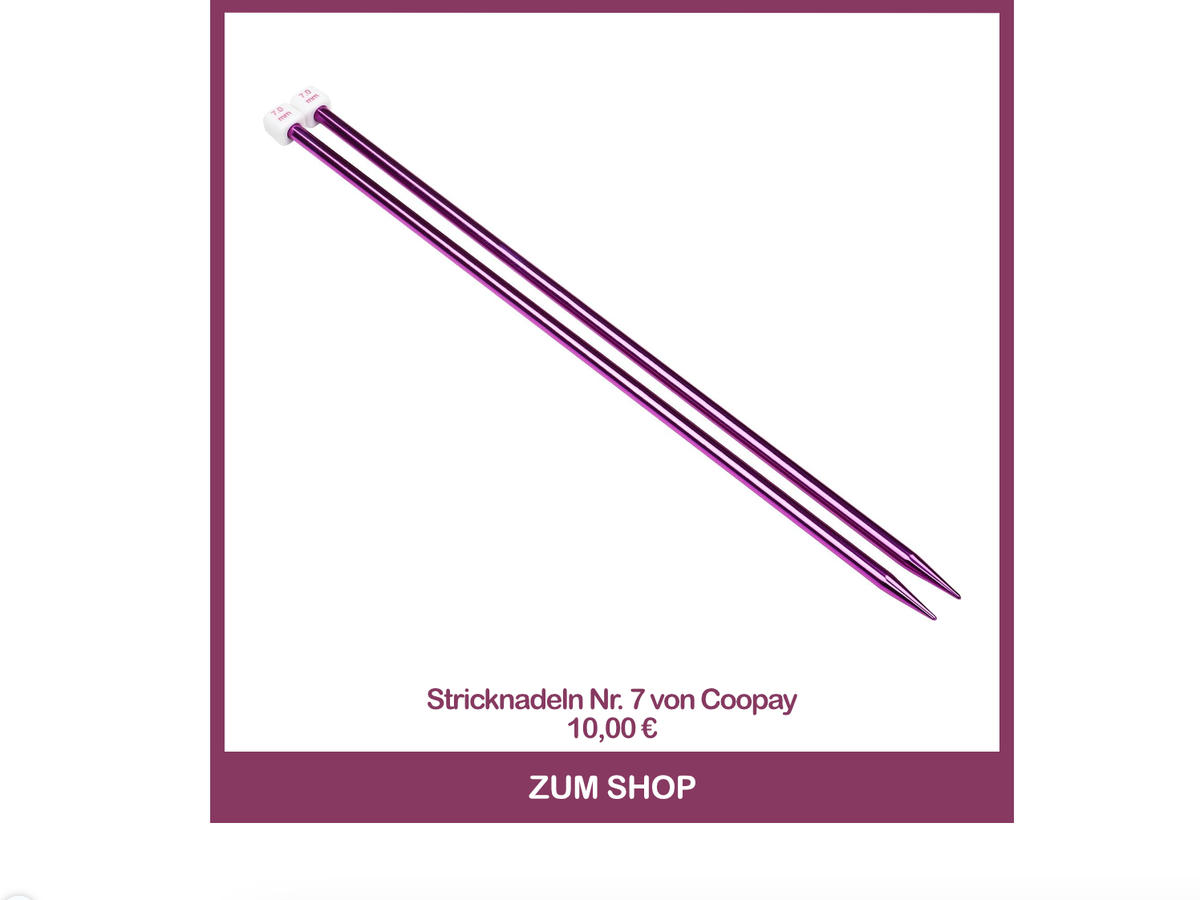 Stricknadeln Nr. 7 von Coopay