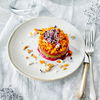 Rezept für veganes Gemüse-Tatar mit Möhrenlachs