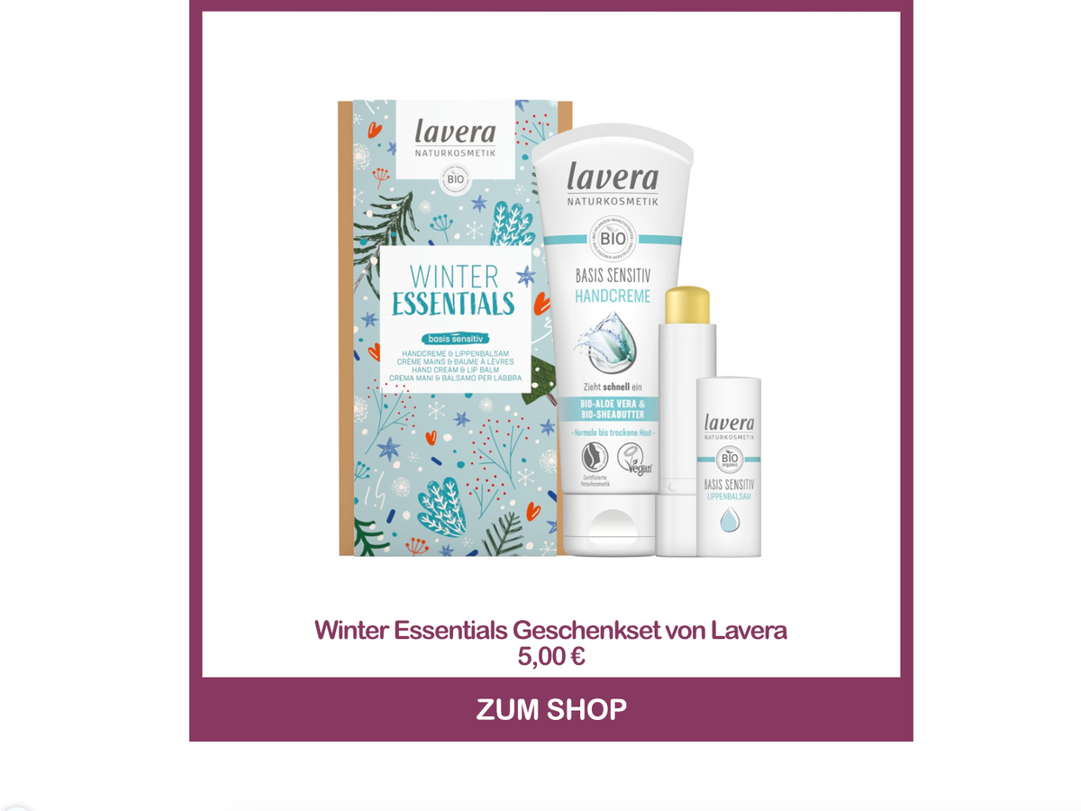 Winter Essentials Geschenkset von Lavera