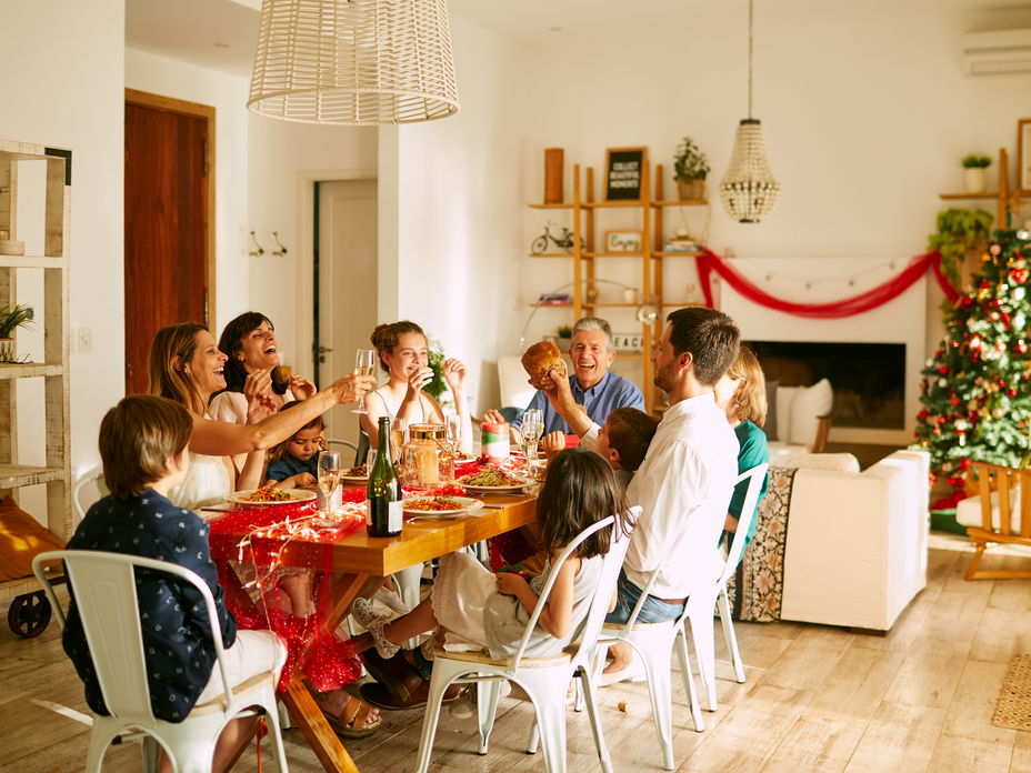 Einfaches Weihnachtsessen für 10 Personen