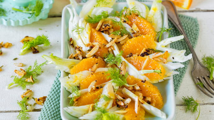 Herrlich leicht & lecker: Unser Rezept für gesunden Orangen-Fenchel-Salat