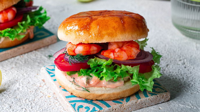 Rezept für Mini-Garnelenburger - als Hauptspeise & Fingerfood geeignet