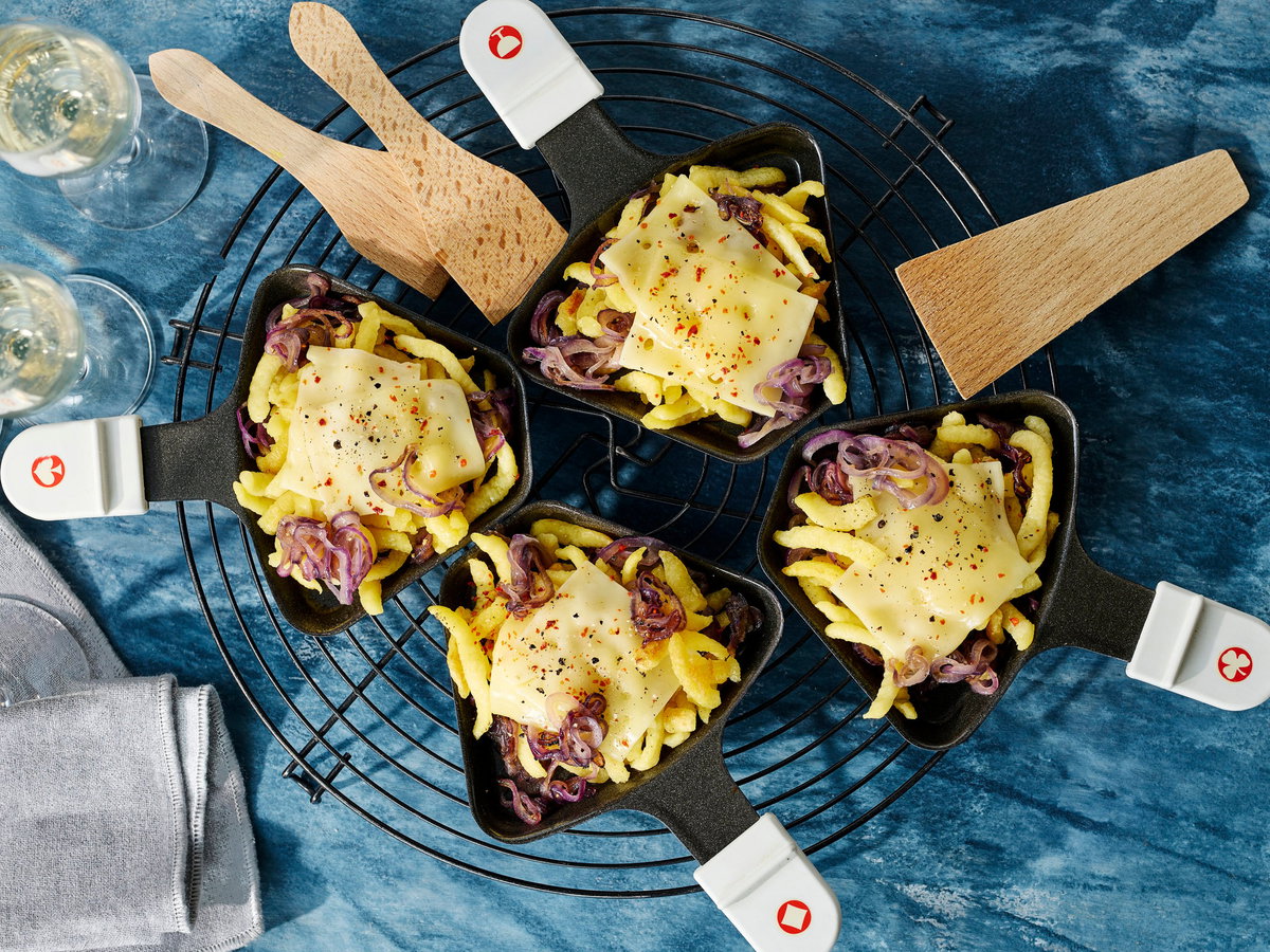 Käsespätzle-Raclette