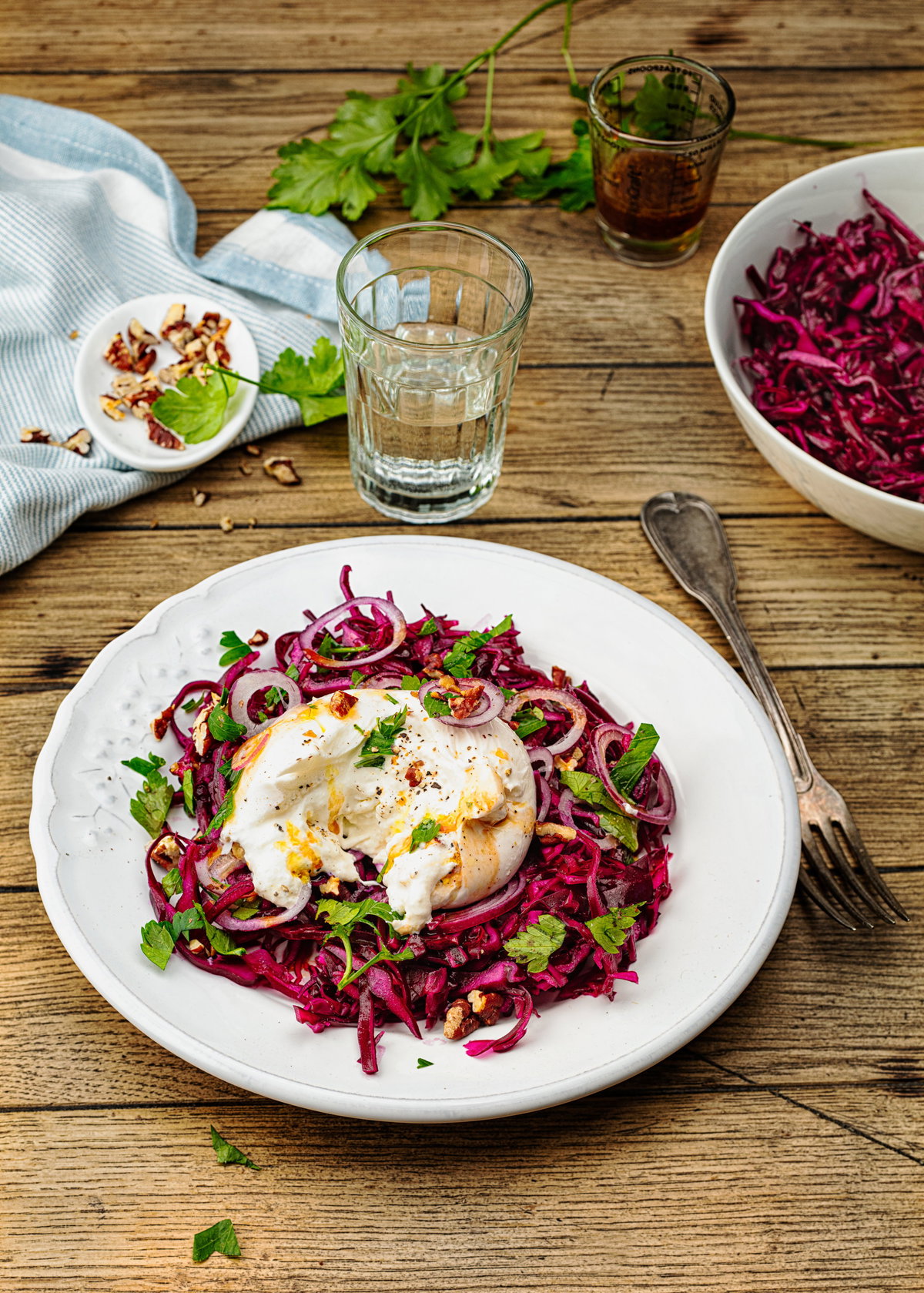 Lauwarmer Rotkohlsalat