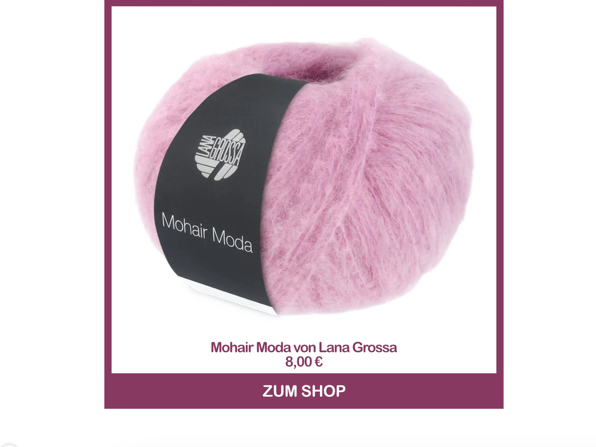 Mohair Moda in Fliederrosa von Lana Grossa