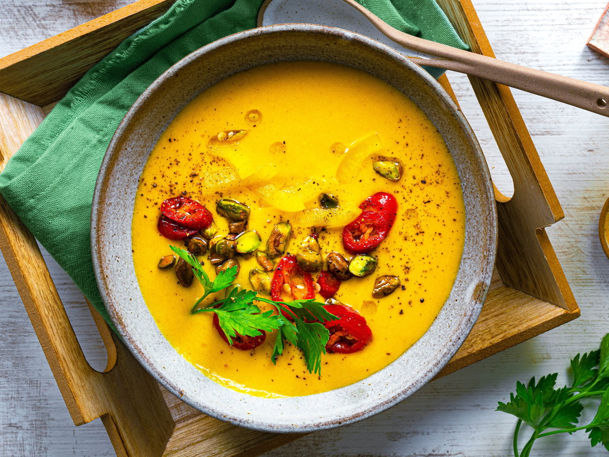 Paprika-Pastinaken-Suppe