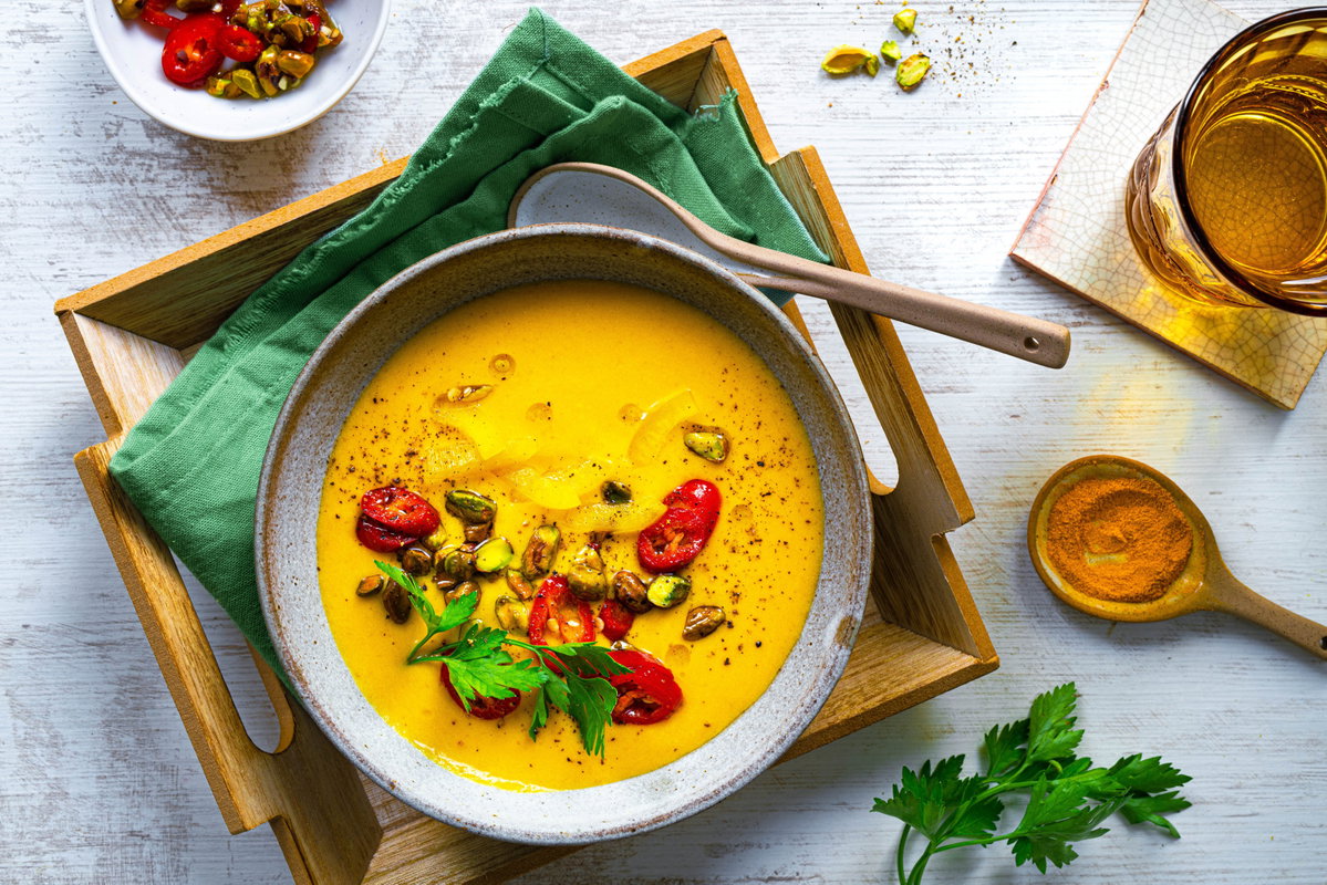 Paprika-Pastinaken-Suppe