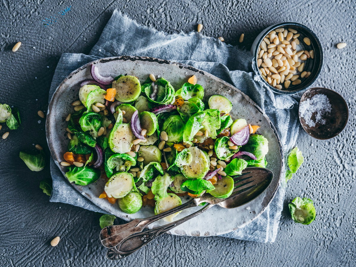 Rosenkohlsalat