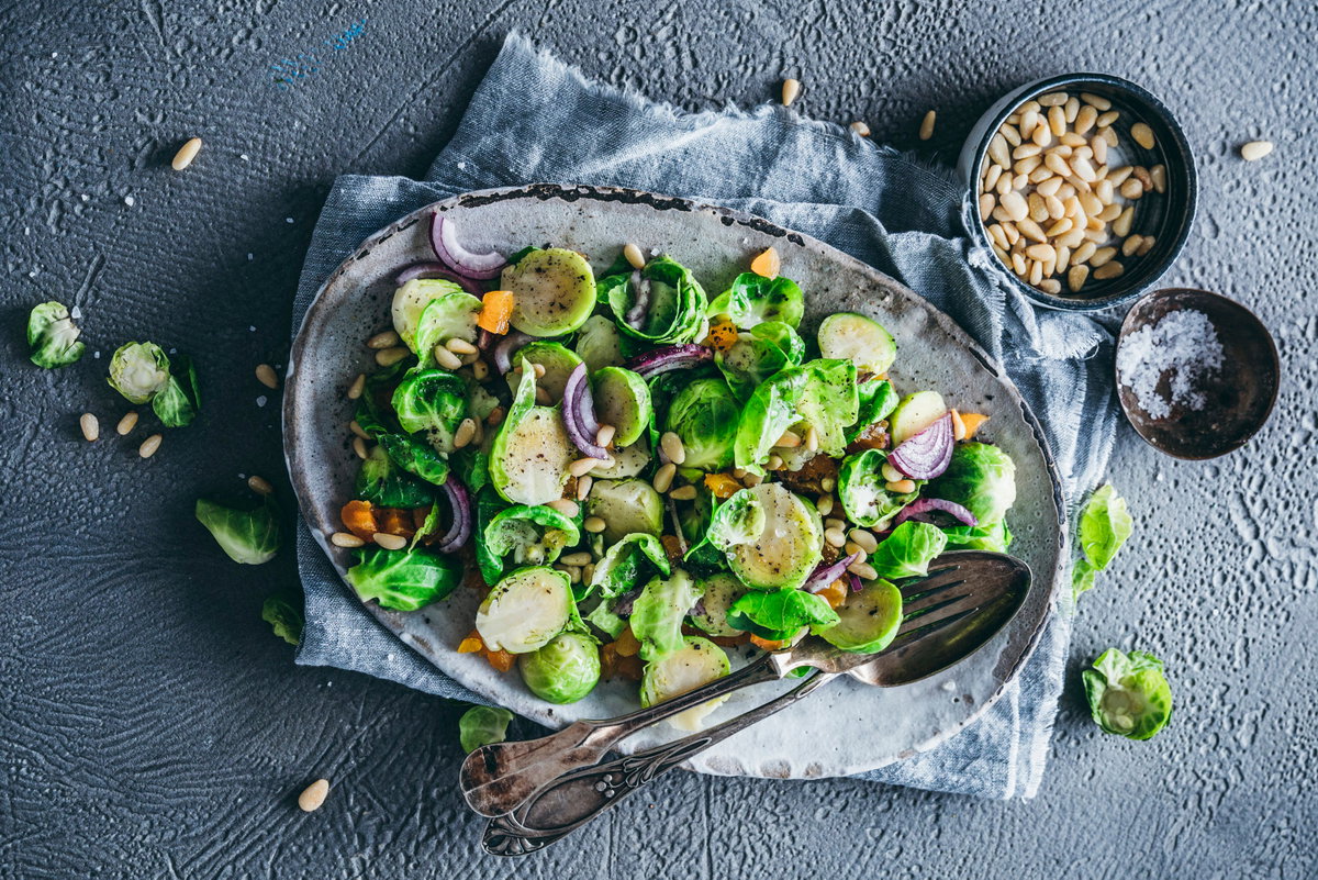 Rosenkohlsalat