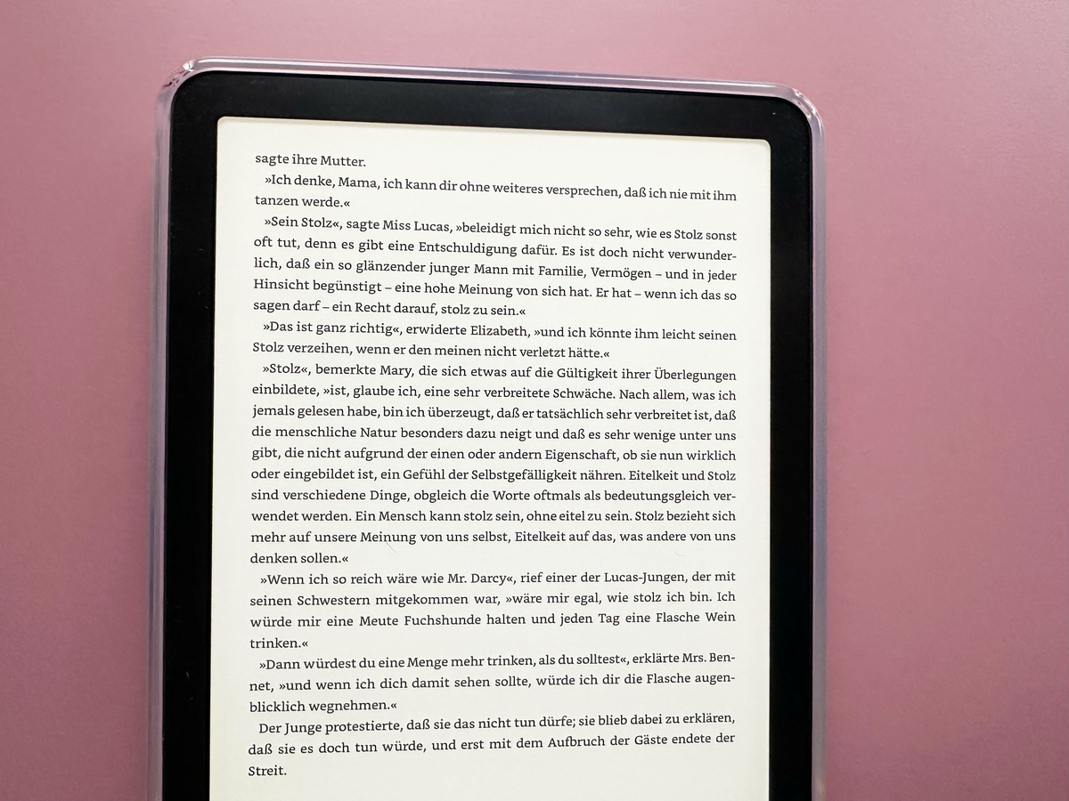 Buch oder eReader - Leseprobe von Kindle Paperwhite