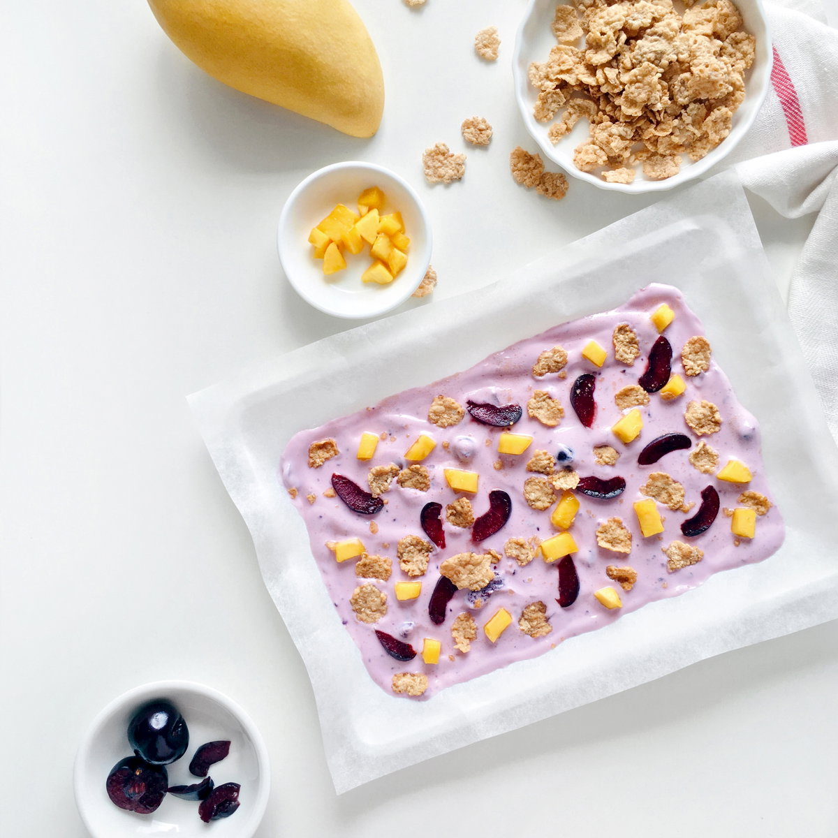 Frozen-Joghurt-Bark