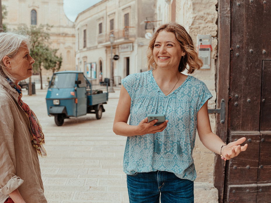 Hanna Plaß in "Ein Sommer in Italien"
