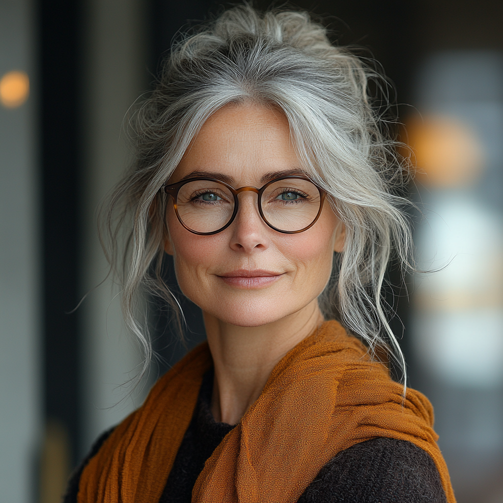 Hochsteckfrisuren mit Brille