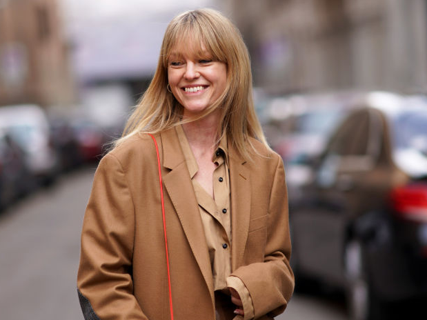 Streetstyle-Star Jeanette Madsen mit 60's-Pony