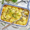 Unser Rezept für Kloßauflauf mit Schinken & Pilze - deftig und frisch aus dem Ofen genießen!
