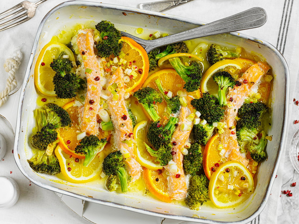 Lachs mit Orange