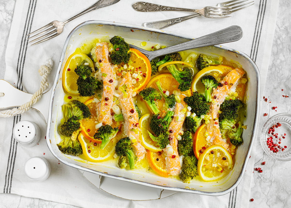 Lachs mit Orange
