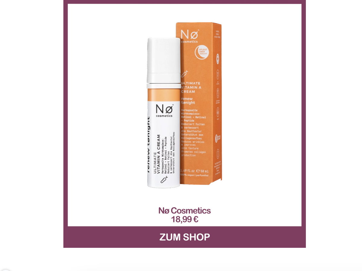 Nachtcreme von No Cosmetics