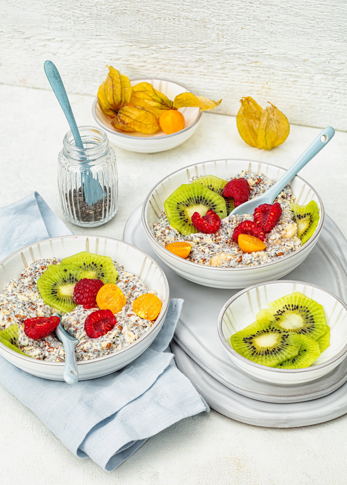 Overnight-Oats mit Leinsamen