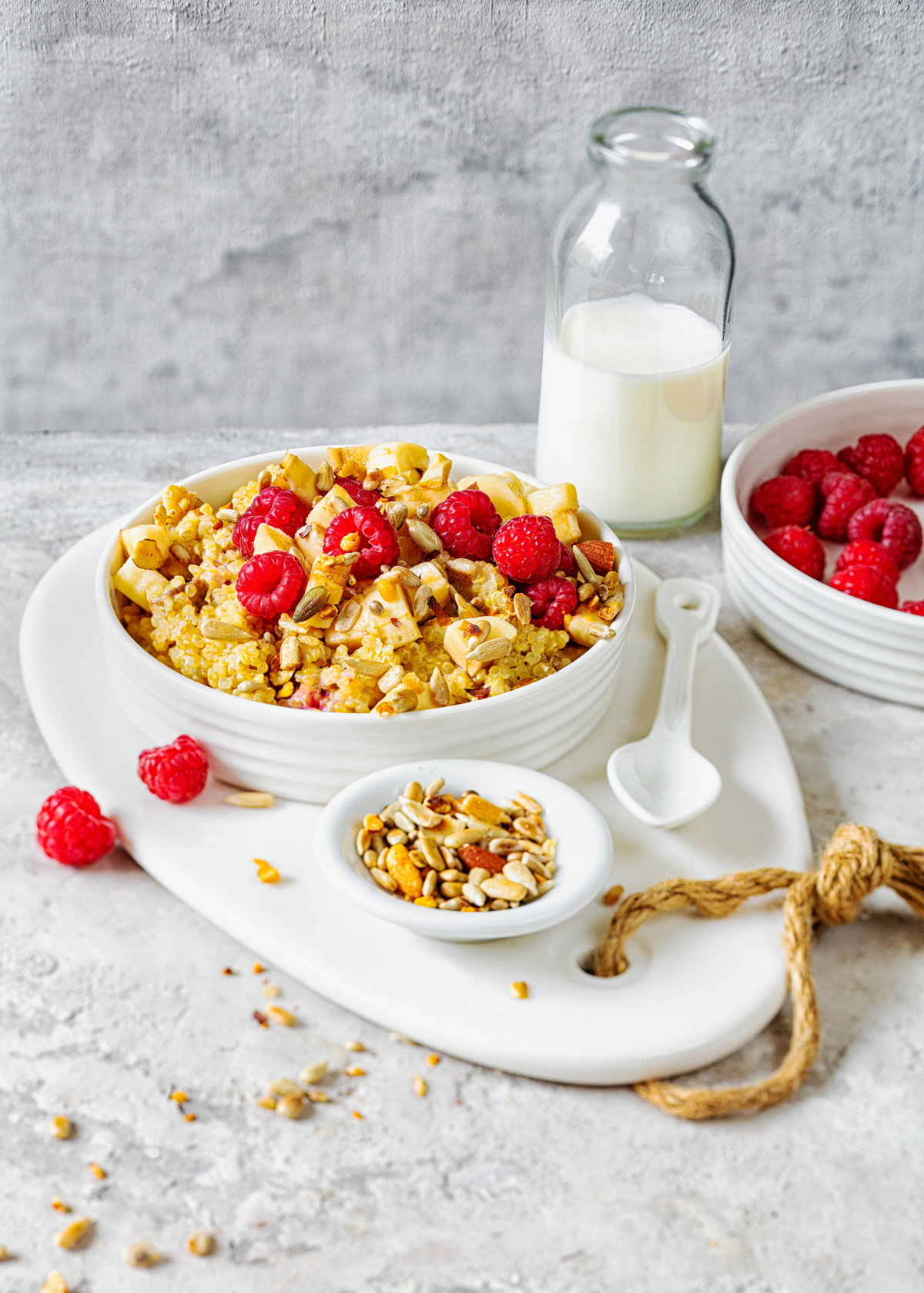 Quinoa-Porrdige