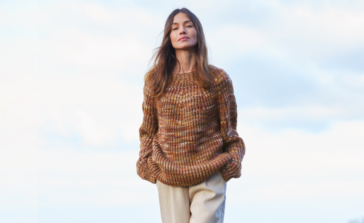 Stricken mit Farbverlaufsgarn - Kostenlose Anleitung für den Merino-Pullover