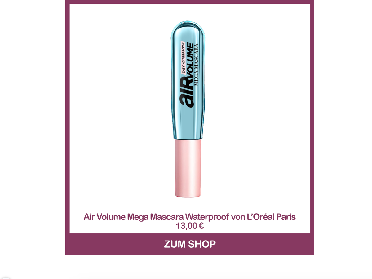 Tubing Mascara - Air Volume Mega Waterproof von L’Oréal Paris