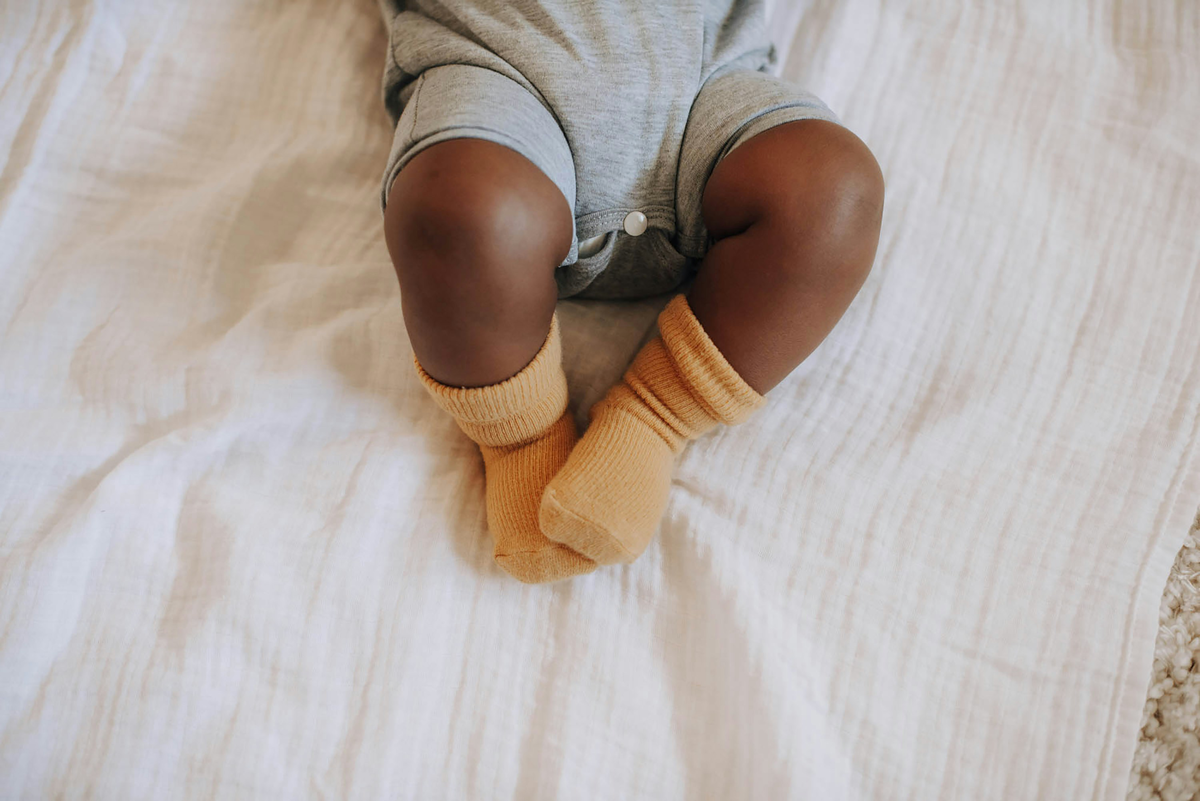Was kann man aus Sockenwolle stricken? Babysocken