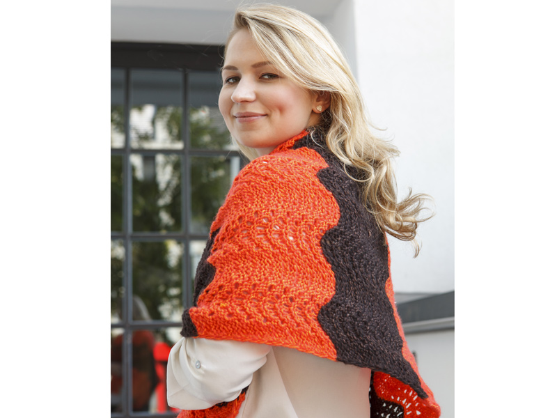Was kann man aus Sockenwolle stricken? Stolatuch