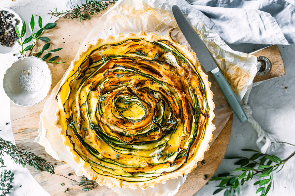 Bunte Gemüsetarte