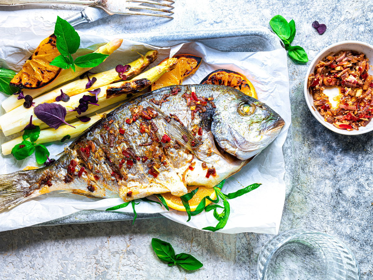 Dorade vom Grill