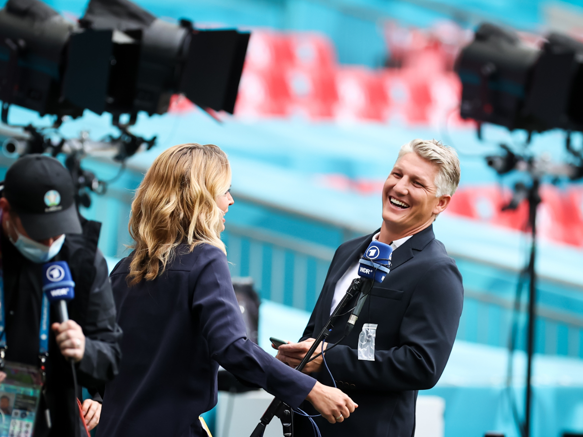 Jessy Wellmer und Bastian Schweinsteiger