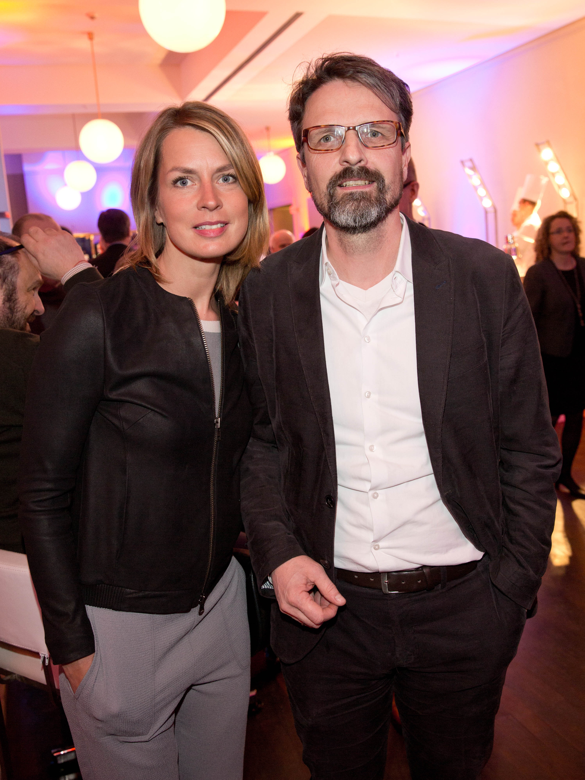 Jessy Wellmer mit ihrem Ehemann Sven Siebert