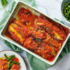 Parmigiana-Aubergine mit gebackenen Bohnen ist ein italienische Klassiker mit Suchtgefahr!