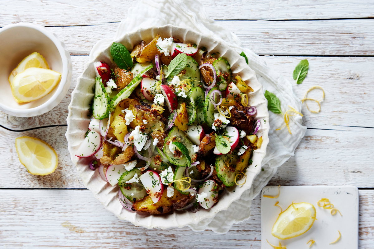 Röstkartoffel-Salat