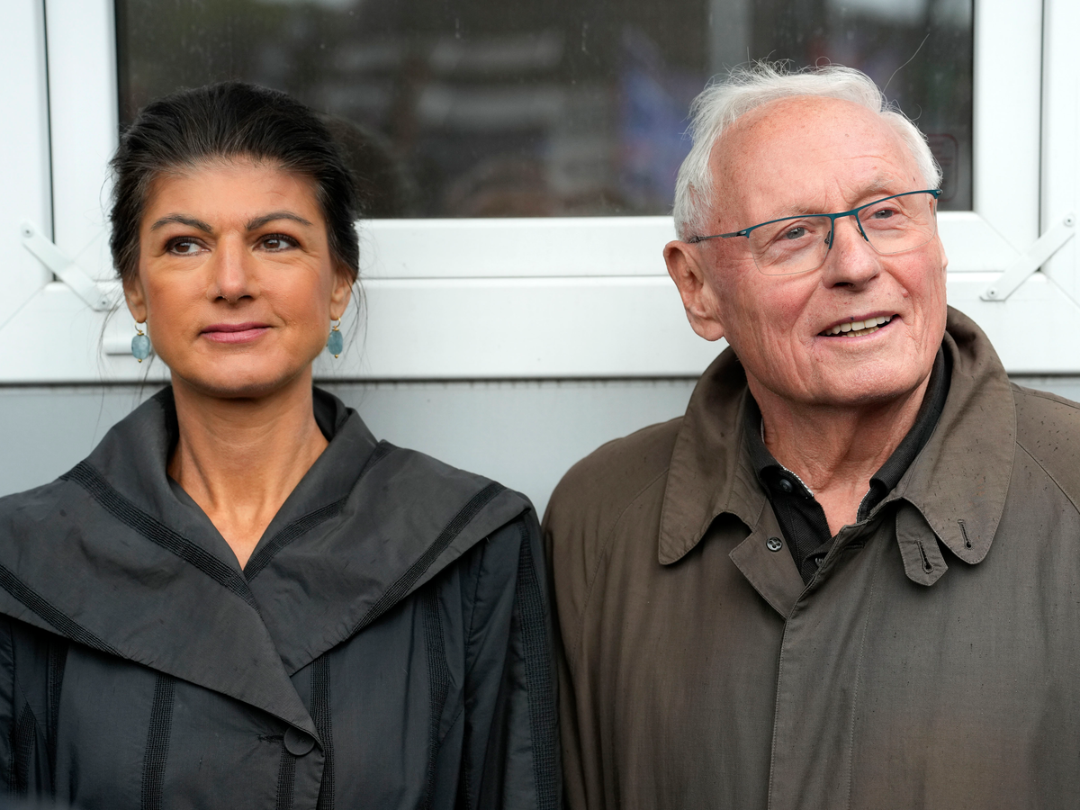 Sahra Wagenknecht und Ehemann Oskar Lafontaine
