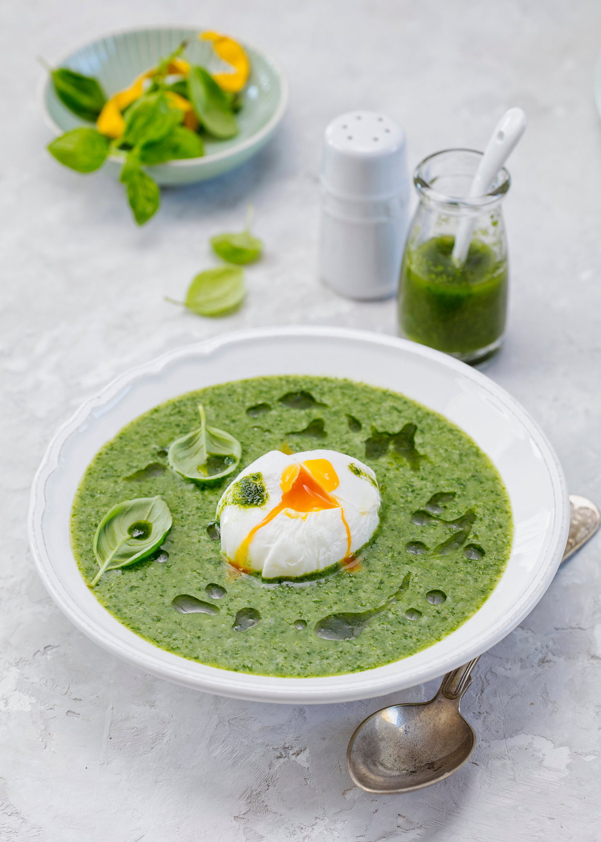 Spinatcremesuppe
