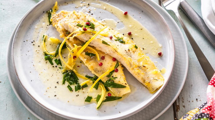 Zanderfilet mit Estragon-Zitronen-Butter wie im Restaurant - aber in 15 Minuten fertig!