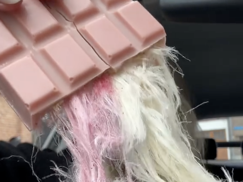 Angel Hair Schokolade aus TikTok