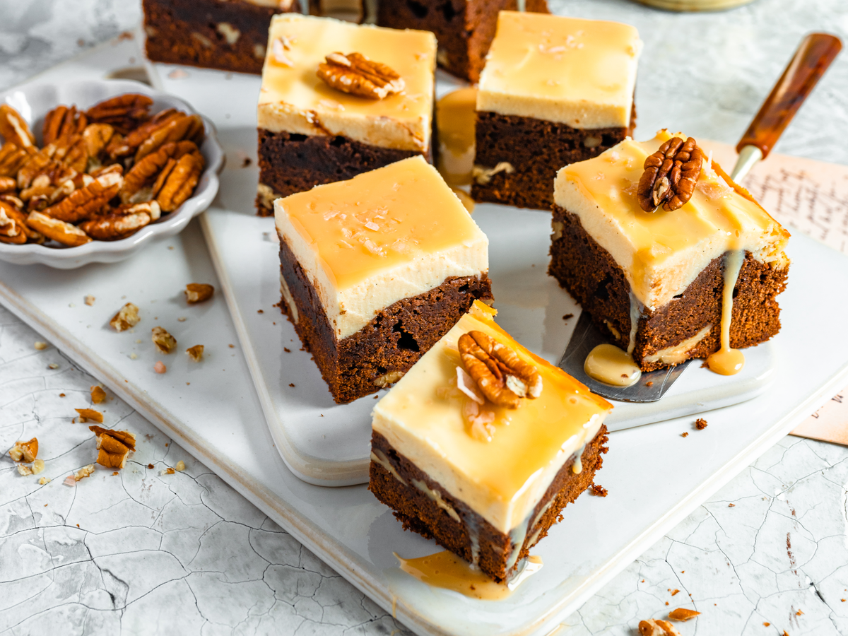 Cheesecake-Brownies