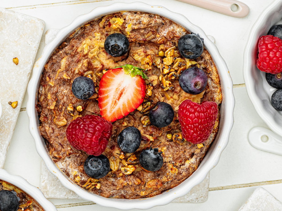 Gebackenes Oatmeal