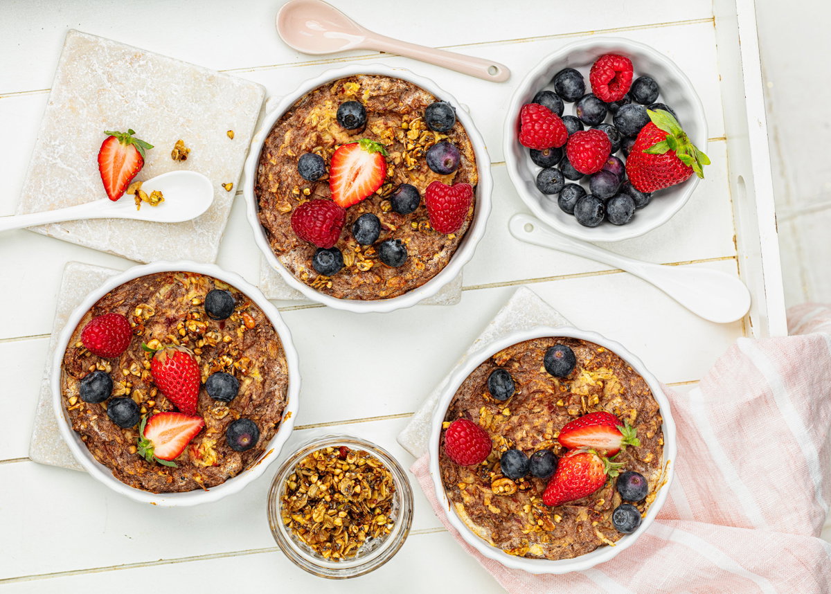 Gebackenes Oatmeal