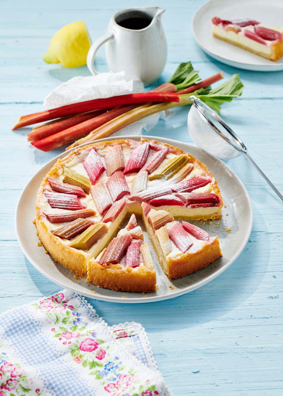 Rhabarber-Käsekuchen