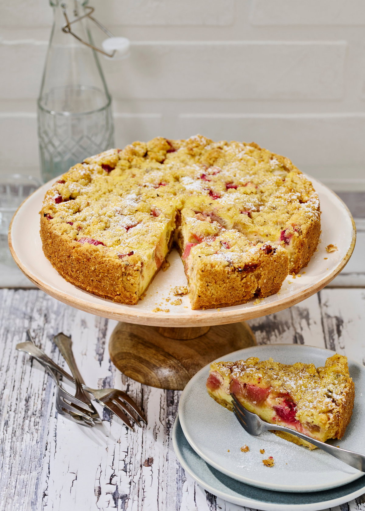 Rhabarber-Skyr-Kuchen